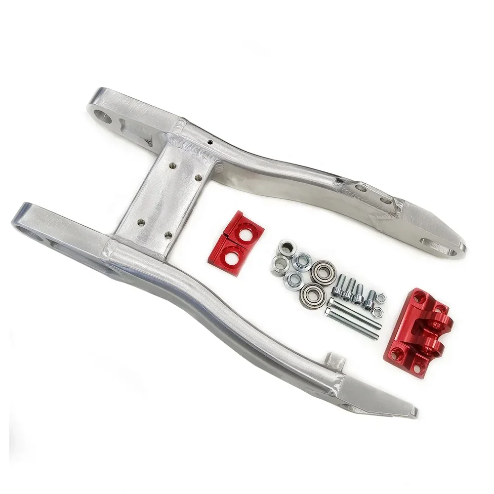 NewCNC Adapter Alloy Swing Arm Fit for CRF50 CRF110 CRF70 KTM110 Pit Dirt Motorcycle Type Bikes L=390mm/L=410mm  Sample Availabl
