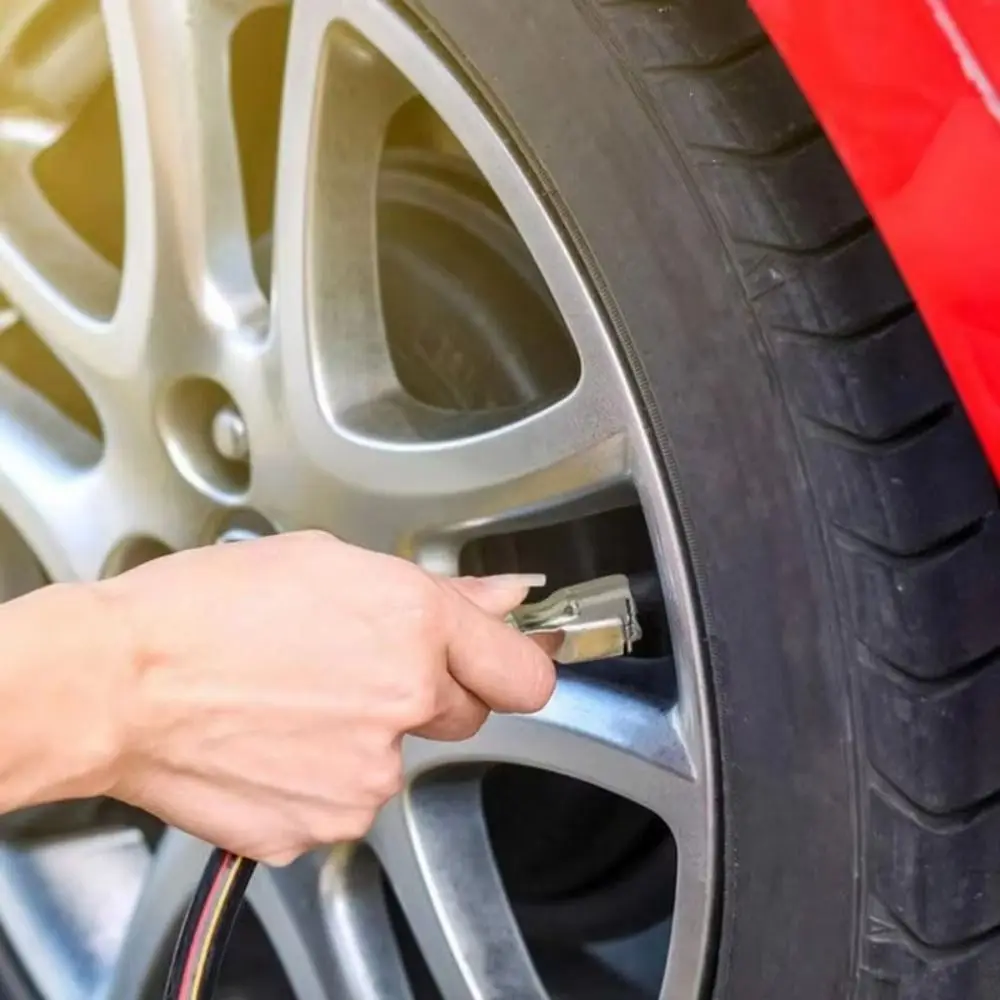 Quick Release Tire Inflator Chuck Lock On Design Quick Inflation Air Compressor Adapter With Clip Valve Air Chuck