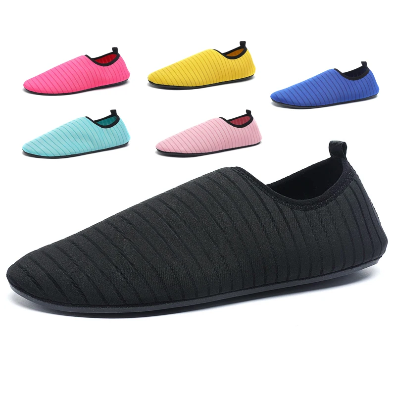 

Мужские и женские быстросохнущие аквашузы для пляжа и йоги, нескользящие летние шлепанцы для моря, уличные пляжные сандалии