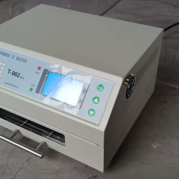 T-962 T-962A+ T-962C Small Infrared Reflow Oven Desktop SMT Reflow Soldering Machine for PCB Multilayer Board