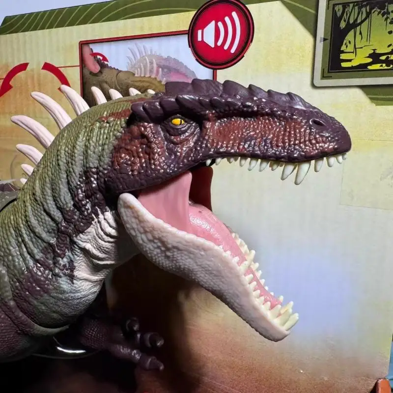 

Meitai Authentic Jurassic World Interactive Large Dinosaur Toy - Special Dragon Sound Effect Simulation Model for Gift