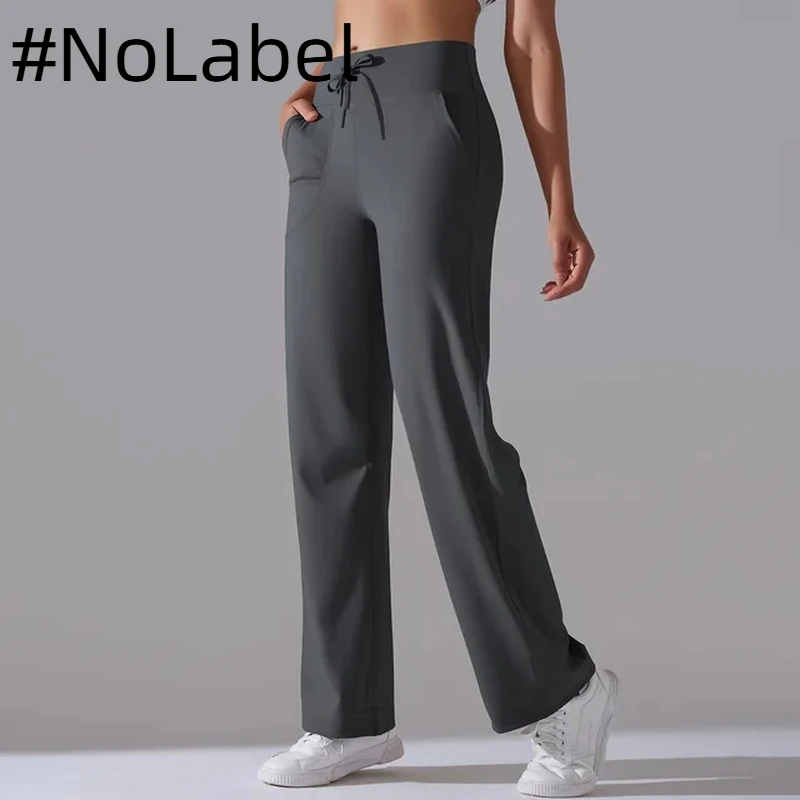 

NoneLabelCollection Yoga Pants Women Straight Leg Sweatpant Loose Tracksuit Pants Wide Leg Outdoor Gym Runing Casual Tracksuit