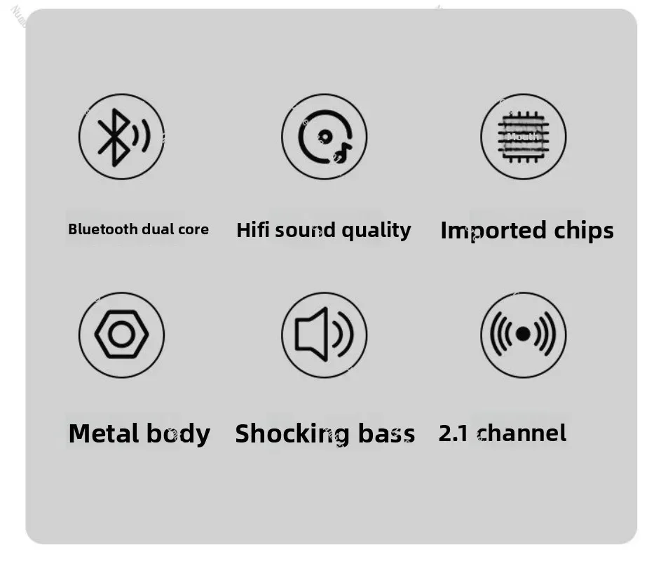 Bluetooth 5.0 USB Mini Amplifier, 2.1 Channel High Power Hi-Fi Home Audio Amp with Deep Bass & Remote Control, Digital