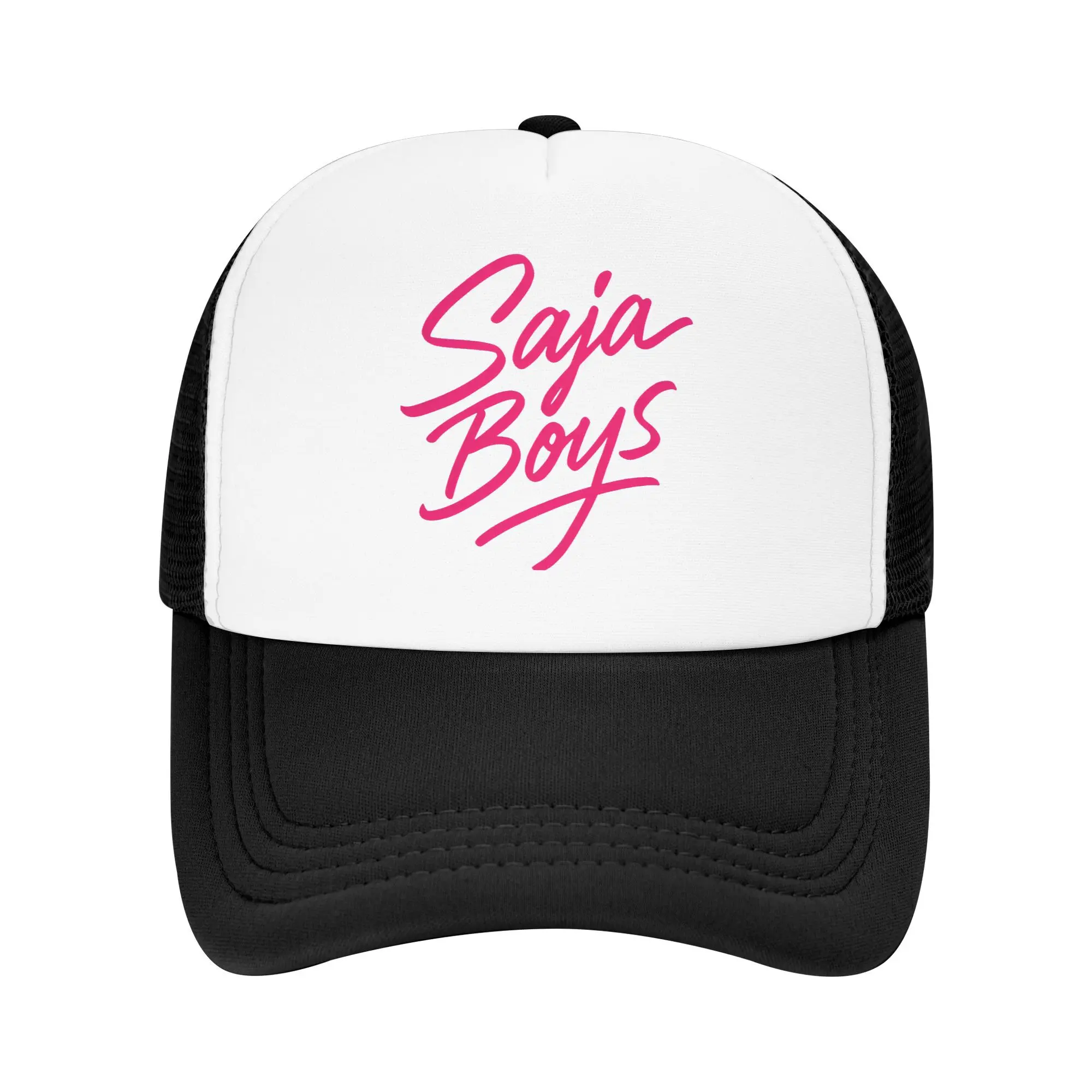 

Kpop Demon Hunters Saja Mesh Caps Outfits for Men Women Adjustable Baseball Cap Mesh-Back Summer Cooling Caps