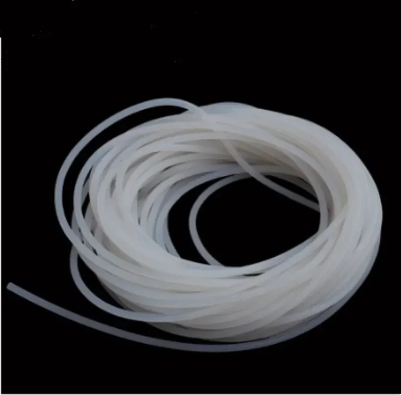 O Type Silicone Solid Seal Strip Round White Round Solid Silicone Cord Rubber Rod Bar Silicone Rubber Gasket Trim Seal Strips