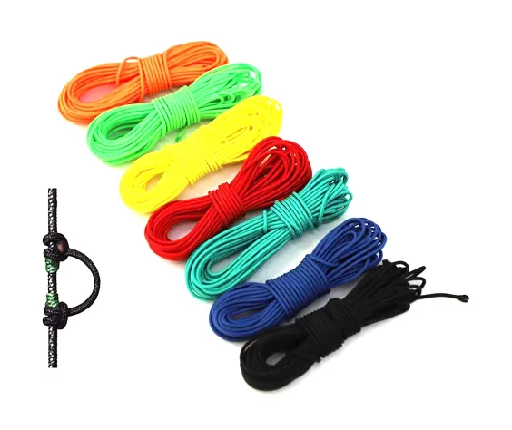 3/10m Compound Bow D Loop Release String Nocking D Ring Buckle Rope U Rope Release Aid Archery Accessories