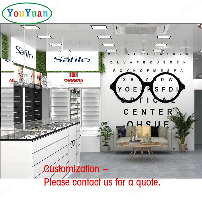 custom.Customized Metal Printing Optical Display Shelf Display Optical Shop Adjustable Optical Display Kiosk