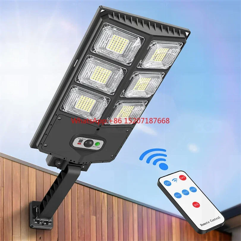 

Powerful Solar 504 LEDs Lights Outdoor Super Bright for Garden Lamps with Motion Sensor Remote Control 12000 Lumens Street Light