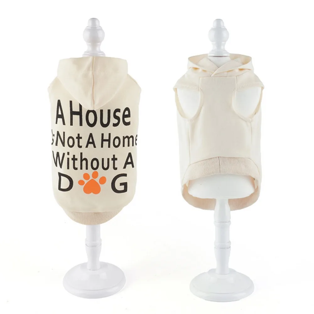 

Durable Polyester Fiber Small Dog Hooded Clothes Comfortable Thin Pet Clothing Cute Dog Vest for Spring and Summer