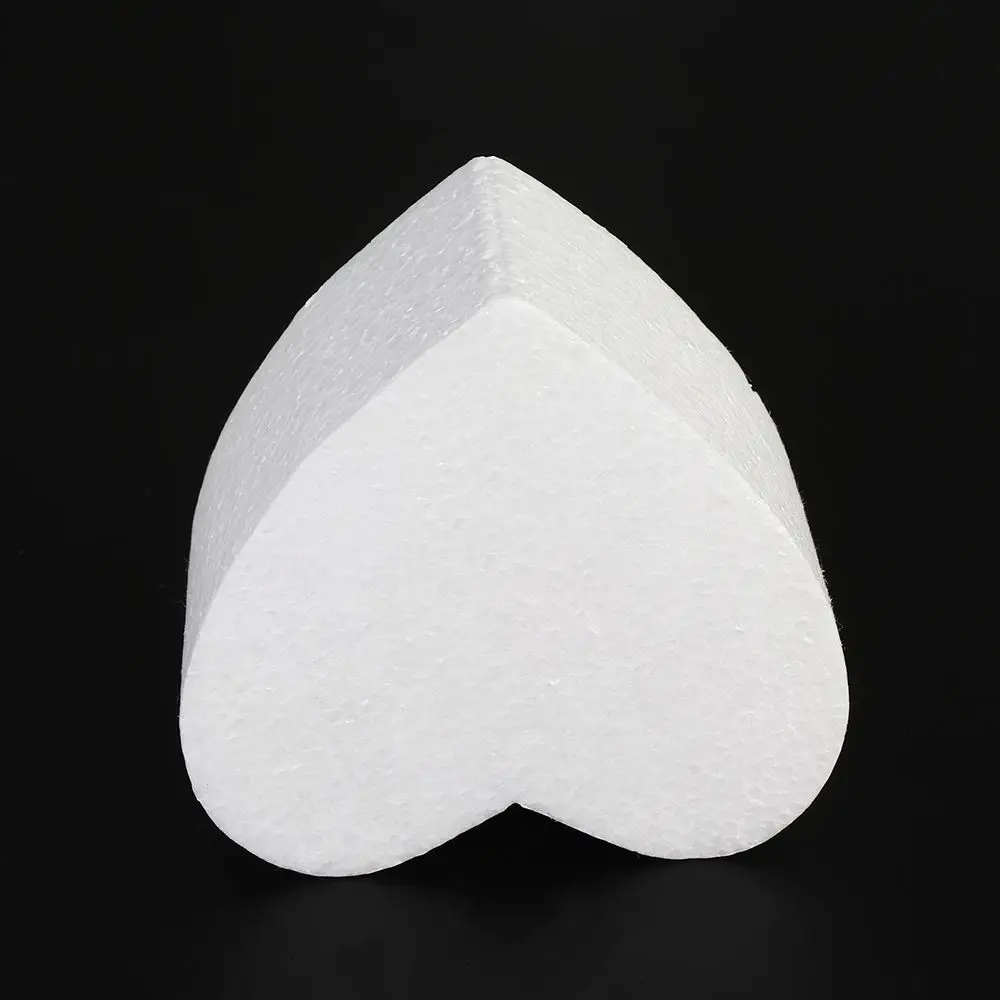 Cake Foam Mould Kitchen Accessories Sugarcraft Dummy Heart Shaped Practice Model Polystyrene Styrofoam Cake Foam Mould