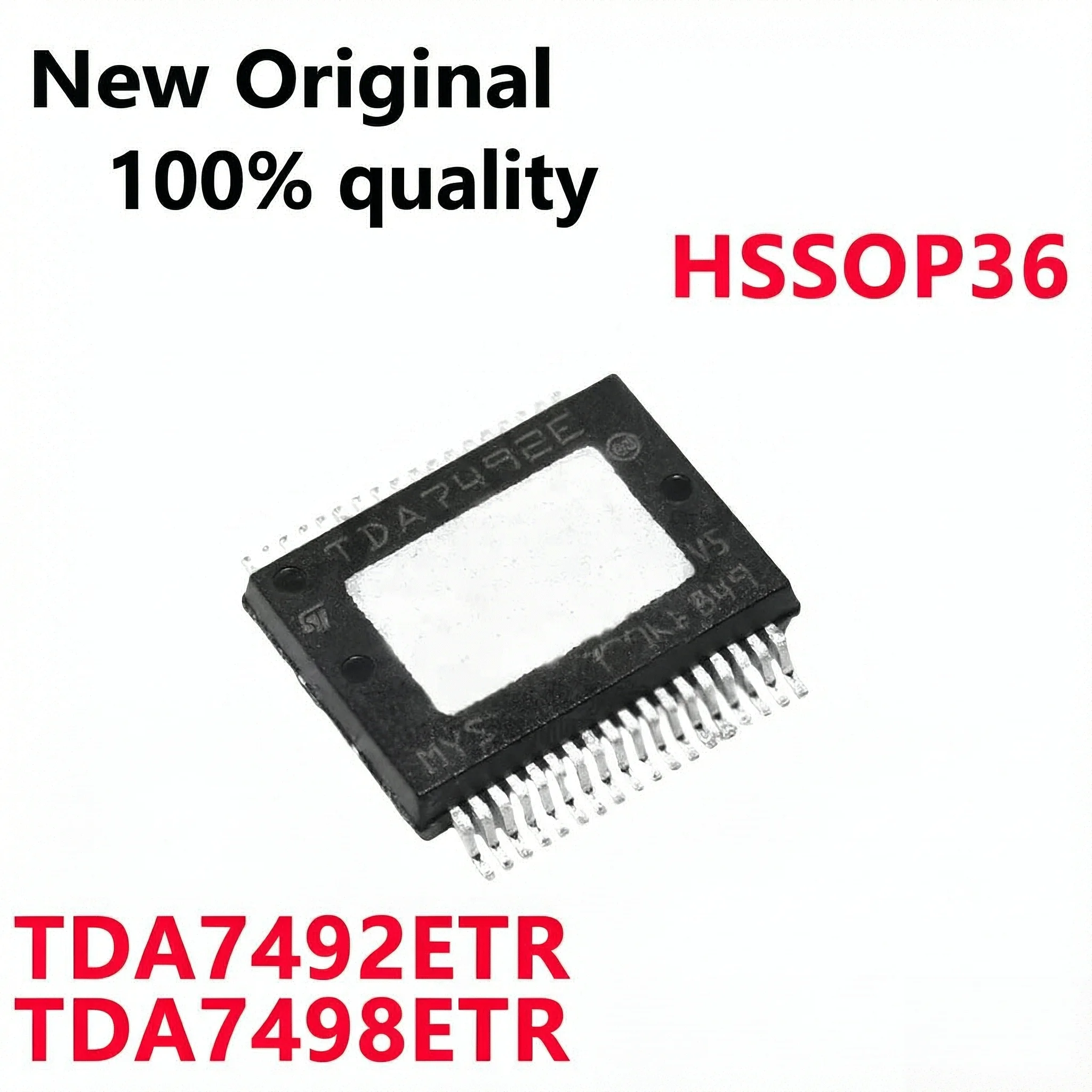 1-10/PCS New Original TDA7492E TDA7492ETR TDA7498E TDA7498ETR HSSOP36 Class D audio amplifier chip In Stock