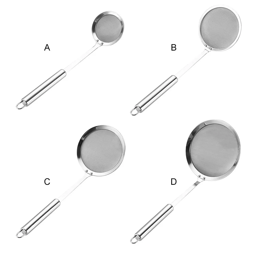

Filter Spoon Stainless Steel Rustproof Skimmer Strainer Fine Mesh Wire Kitchen Filting Tool, 8cm