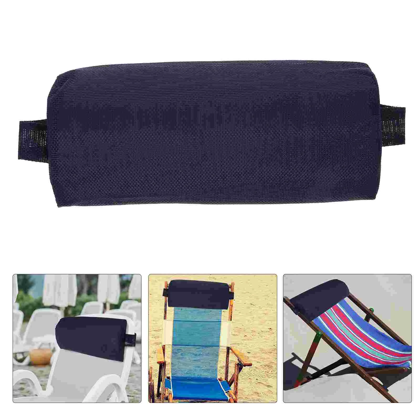 Beach Chair Pillow Deck Headrest Leisure Cushion Lounge Comfortable Pillows Folding