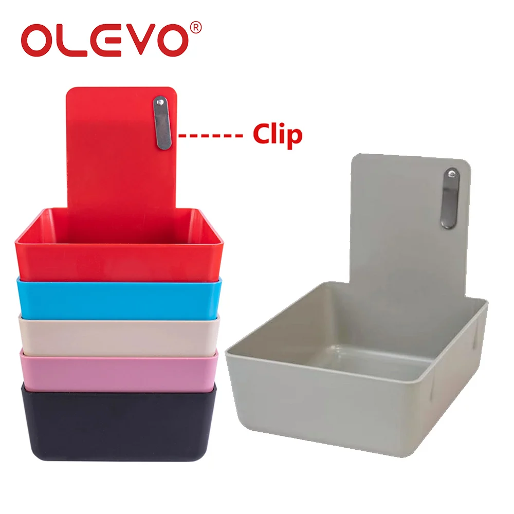 Olevo Dental Working Lab Pfanne Kunststoff zähne Modell Aufbewahrung sbox mit Edelstahl Clip Prothese Umsatz Tablett Fall bunt