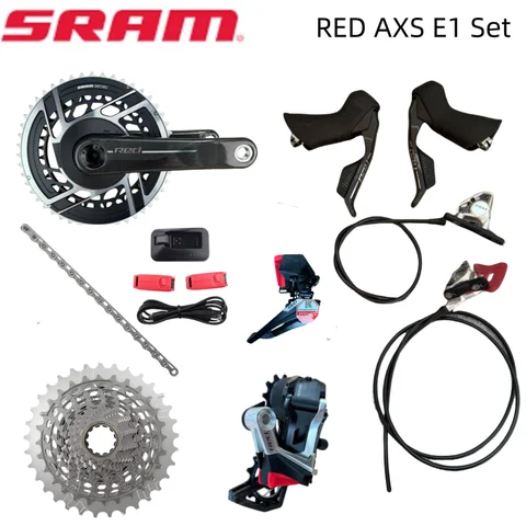 Sram Red eTap AXS 2x12s Groupset Hydraulic Ddisc Brake Road eTap AXS E1 Groupset Crankset Cassette Shift-Brake System