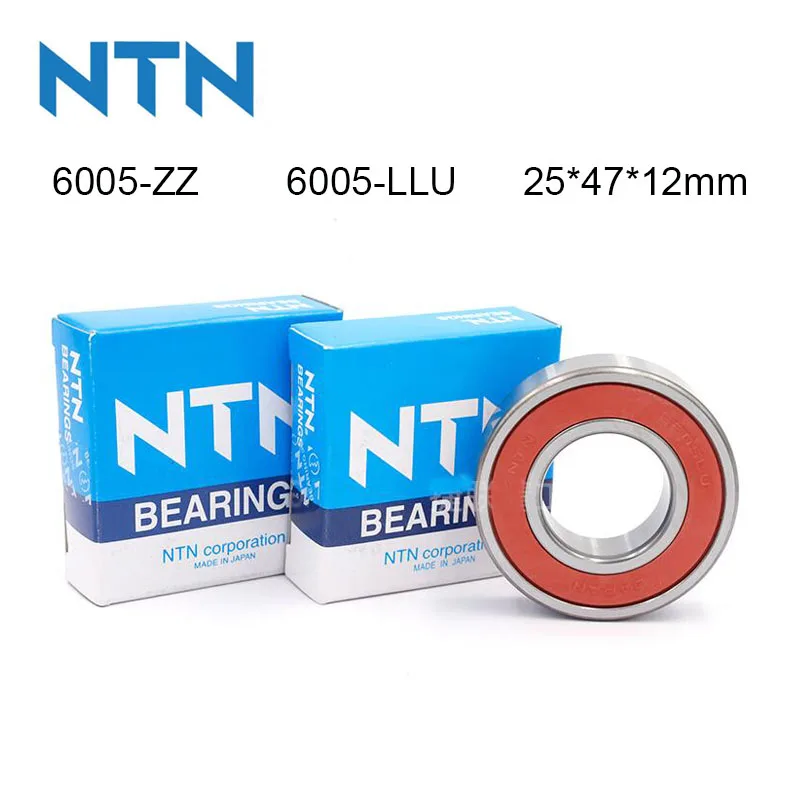 

Japan 100% Original NTN Bearing 2/5Pcs 6005-ZZ 6005-LLU ABEC-9 Ball Bearing 25x47x12mm High Speed Deep Groove 6005 Ball Bearing