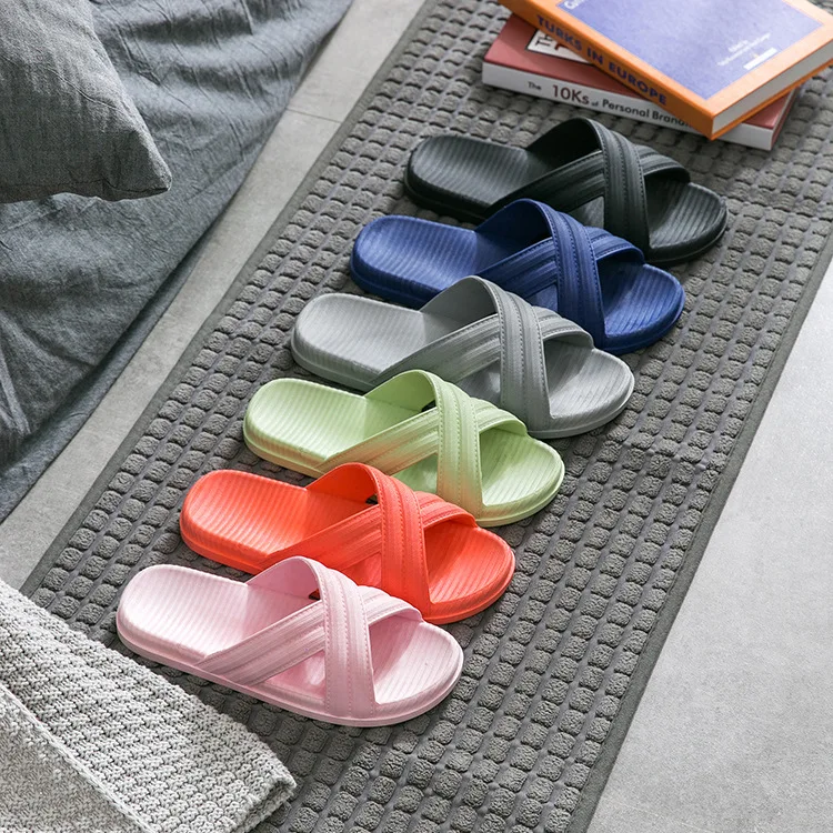 Cross slippers summer outer wear household home thick bottom non-slip sports wind cross cool men and women
