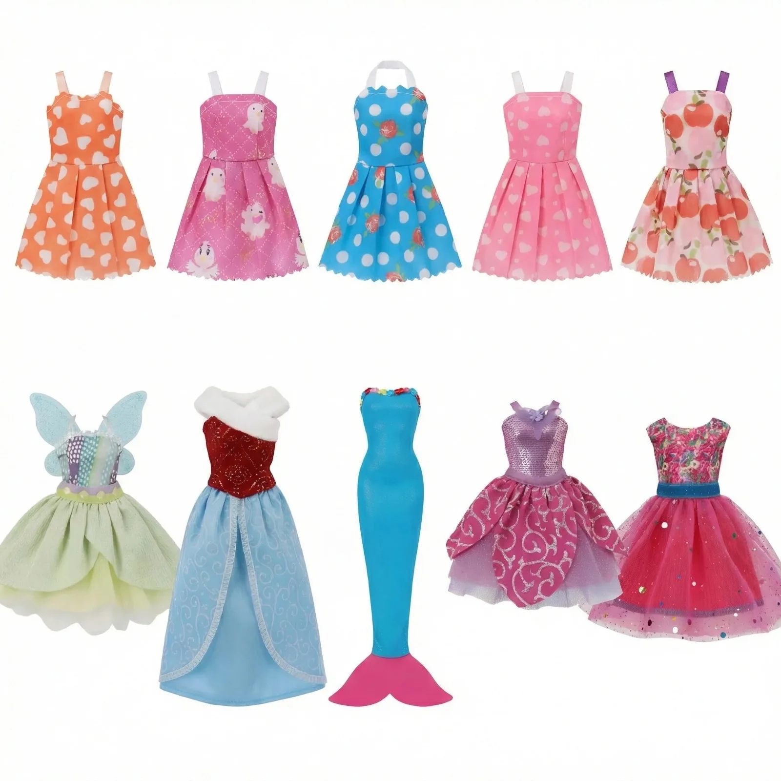 New Style Suitable For 30cm Doll Clothes, Various Fashionable Short Skirts, Dresses, Children's Gifts