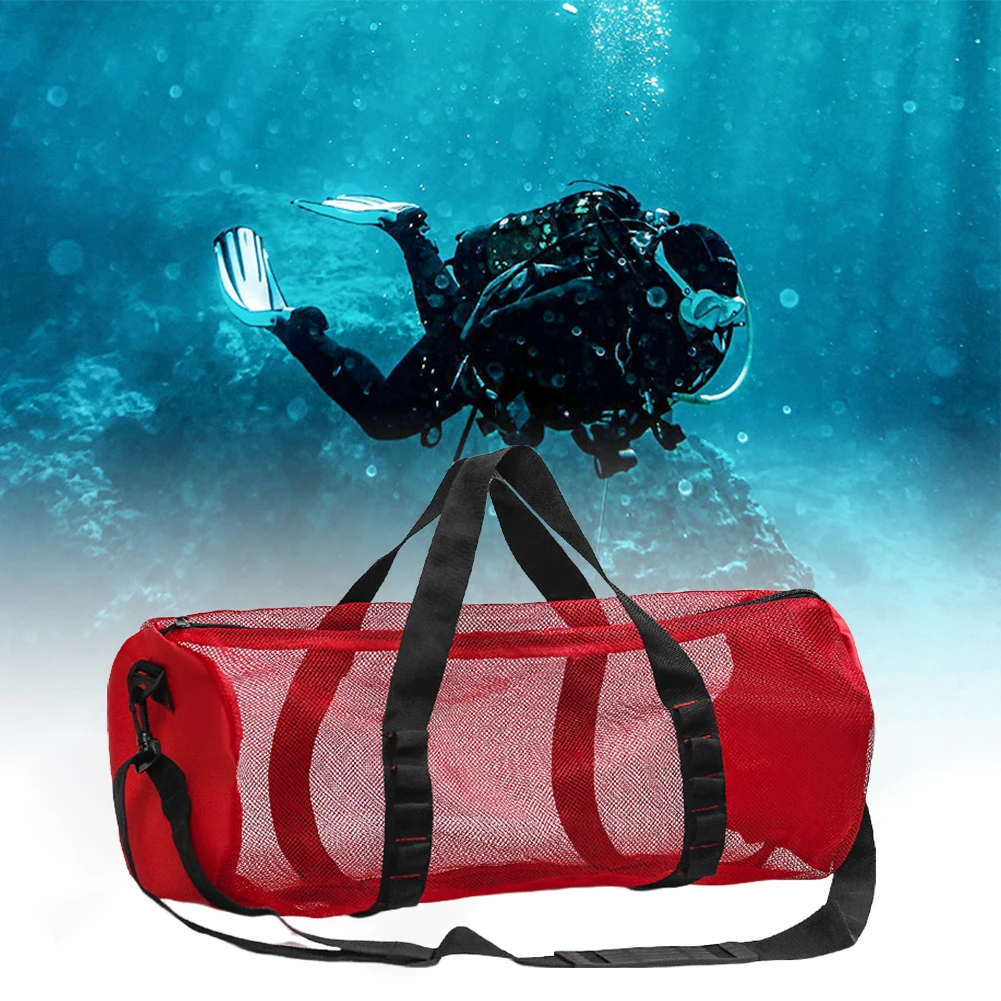 Fins Storage Carrying Tote with Zipper Scuba Diving Gear Storage Bag Oversized Diving Bag for Scuba Surfing Snorkeling Equipment