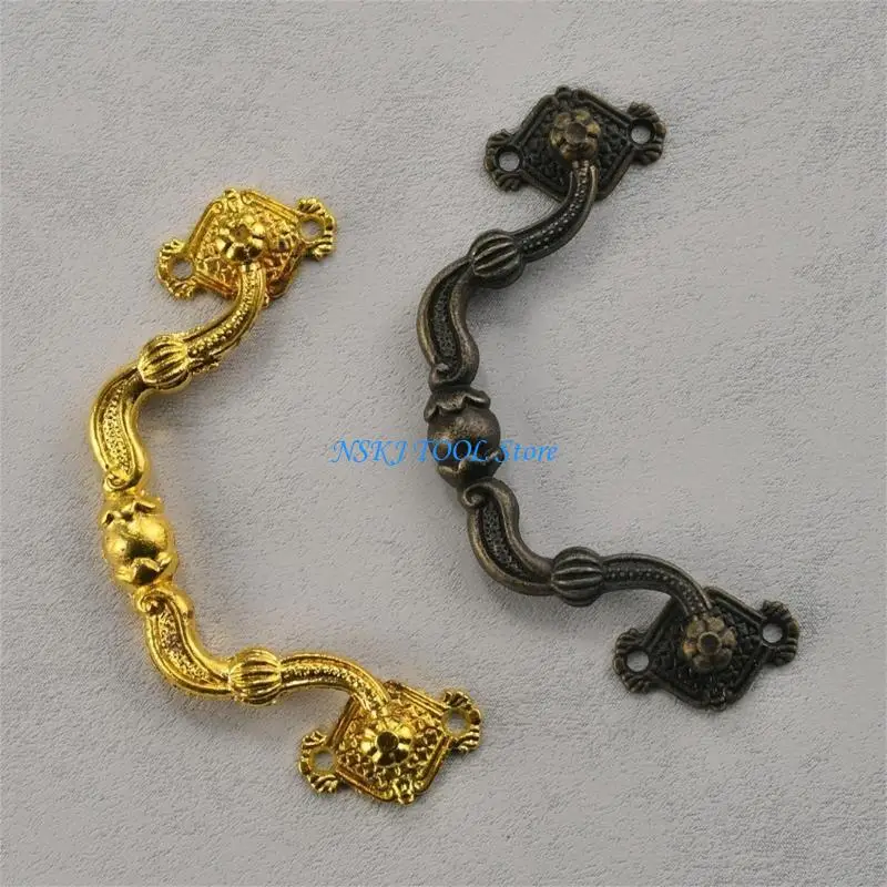 L8RC Drawer Rings Pulls Zincs Alloy Dressers Cupboard Handle Furniture Handle