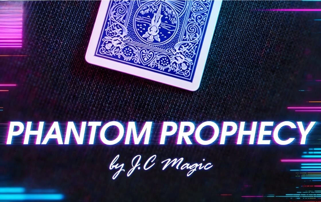 

Phantom Prophecy Magic Trick by J.C Magic – Gimmick Card Close Up Illusion Prediction Visual Effect Magician Props Mentalism