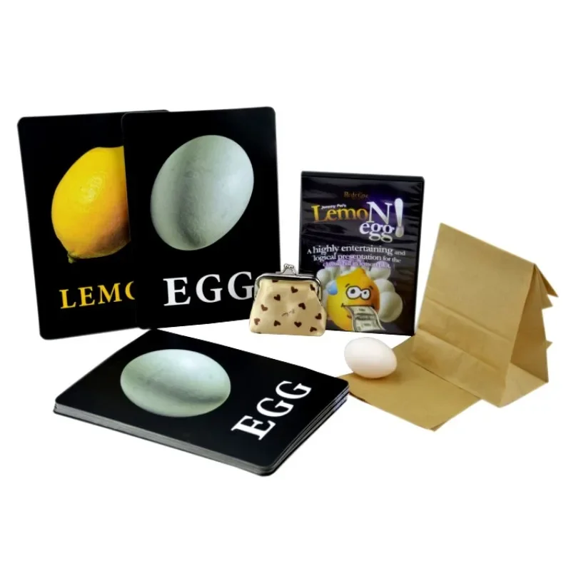 LemoNegg 2.0 By Jeremy Pei Mentalism Magic Tricks Classic Signed Bill in Lemon Plot Stage Illusion Gimmick Props Accessories Fun