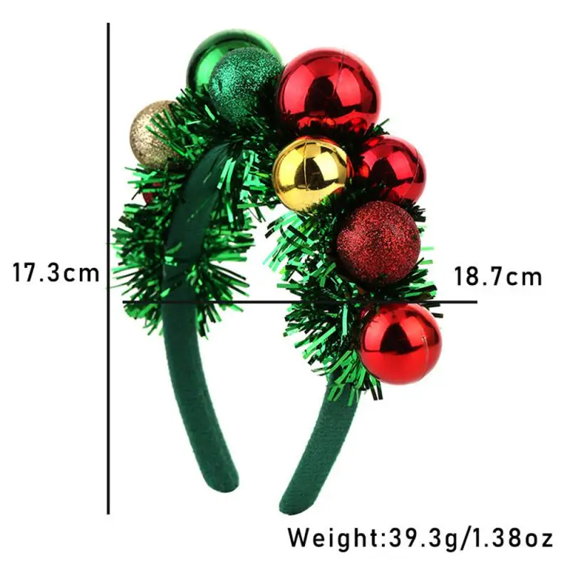 Christmas Headband Small Gift Decoration Children's Holiday Supplies Decoration Gift Christmas Spotlight Ball Headband