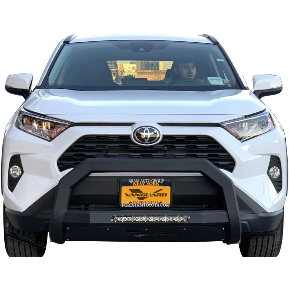 VGUBG-2000-1387HBK-LED Preto Powdercoat Optimus LED Wide Bull Bar |   Compatível com 20-24 Toyota Highlander