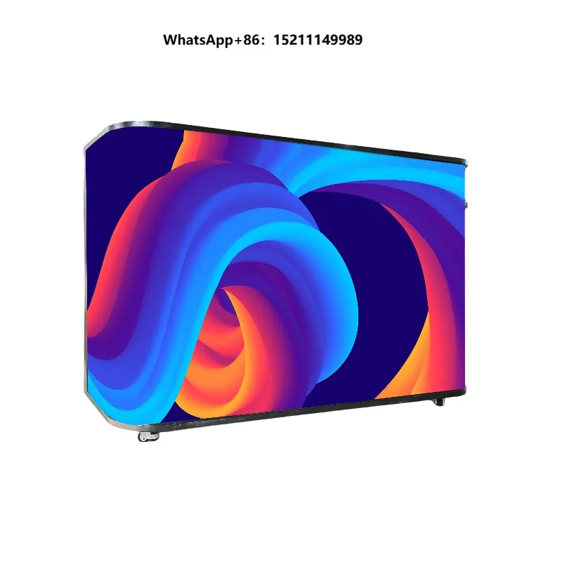 P1.86 Long Model Luminous Waterproof 650CD Brightness LED DJ Booth | Curved Flexible Syncs Beat Nightclub Stage Main Screen