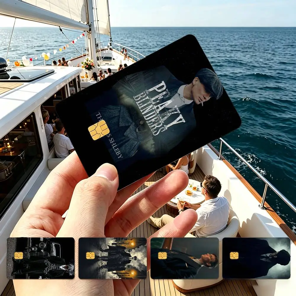 

Movie P-Peaky B-Blinders Credit Card HD Stickers Small Chip Waterproof Sticker Game Card Decal Gift