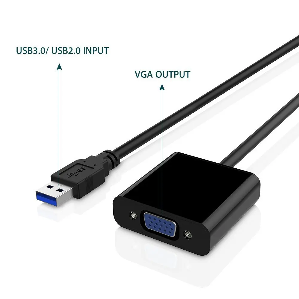 محول USB 3.0 إلى VGA متعدد الش - مراجعة Laptop Accessories Distributor وسعره