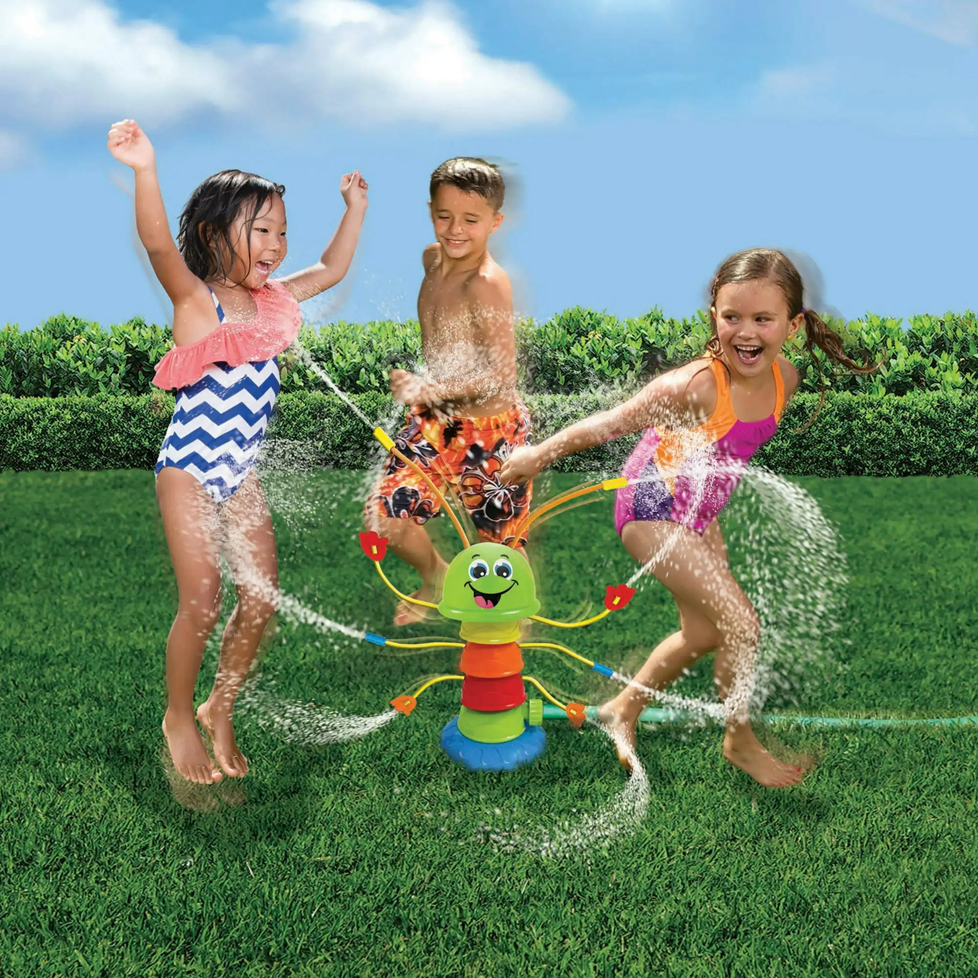 

Wiglin' Pila de Agua Patio Trasero Al Aire Libre Niños Diversión Rociador de Agua