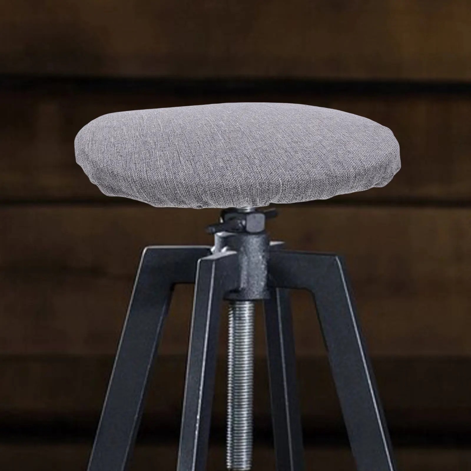 Folding Stool Seat Pad Portable Lightweight Camping Seat Cushion Outdoor Use Oxford Cloth Imitation Linen Easy Clean Retractable