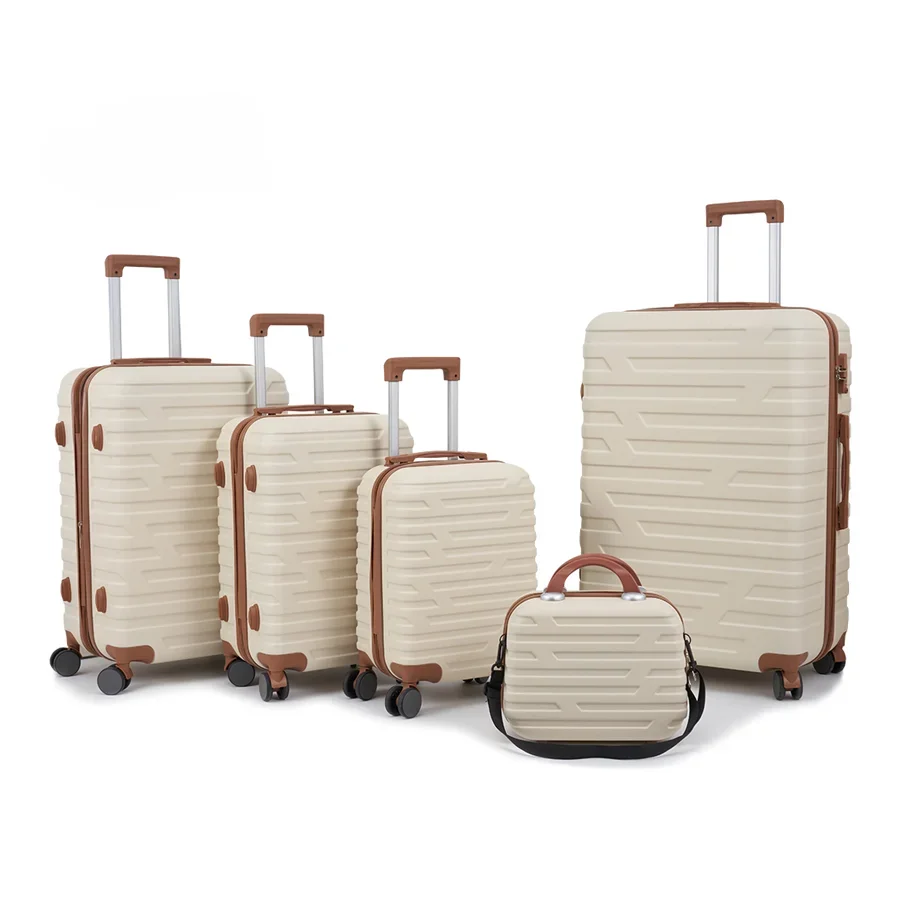 Travel Luggage Suitcase Set with Wheels, Carry on Bags, Hardshell Luggage Bag, 5 Piece