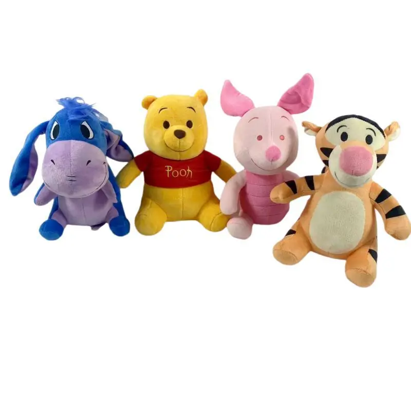 Cute Cartoon Animal Plush Dolls, Winnie The Pooh, Eeyore, Tigger, Piglet, Plush Pendant Decorations, Kids Toys, Birthday Gifts
