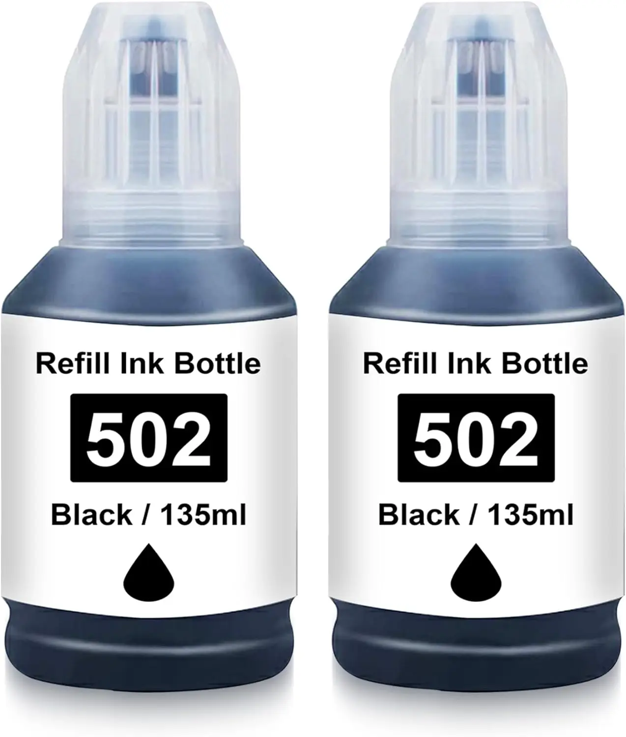 502 Compatible Black Ink Replacement for 502 Pigment Ink for ET-2760 ET-4760 ET-2750 ET-3760 ET-2850 ET-15000 ST-4000 ST-2000