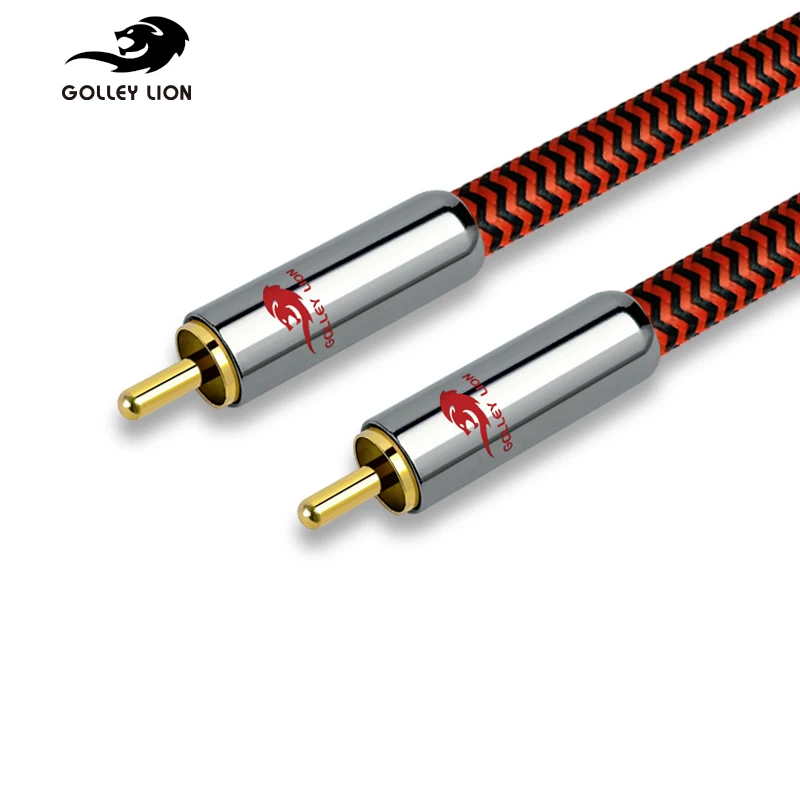 

RCA Male to Male Audio Cable for Sub-woofer Audio Amplifier 1M 1.5M 2M 3M 5M 10M 15M Premium Shielding Cable