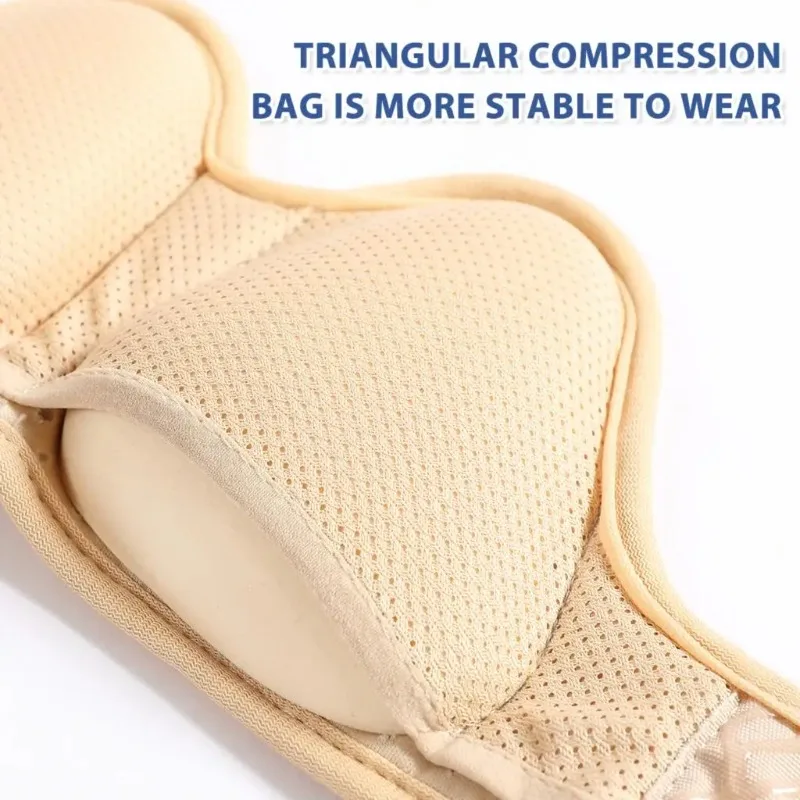 Hernia Belt Truss for Men & Women Left/ Right Side Support Groin Pain with Removable Compression Pads for Pre or Post-Surgical