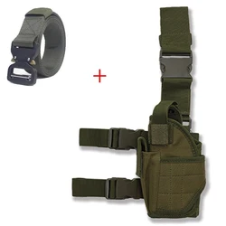 Tactical Leg Holster Shooting Hunting Airsoft Pistol Gun Belt Holster Nylon Pouch For All Size Gun
