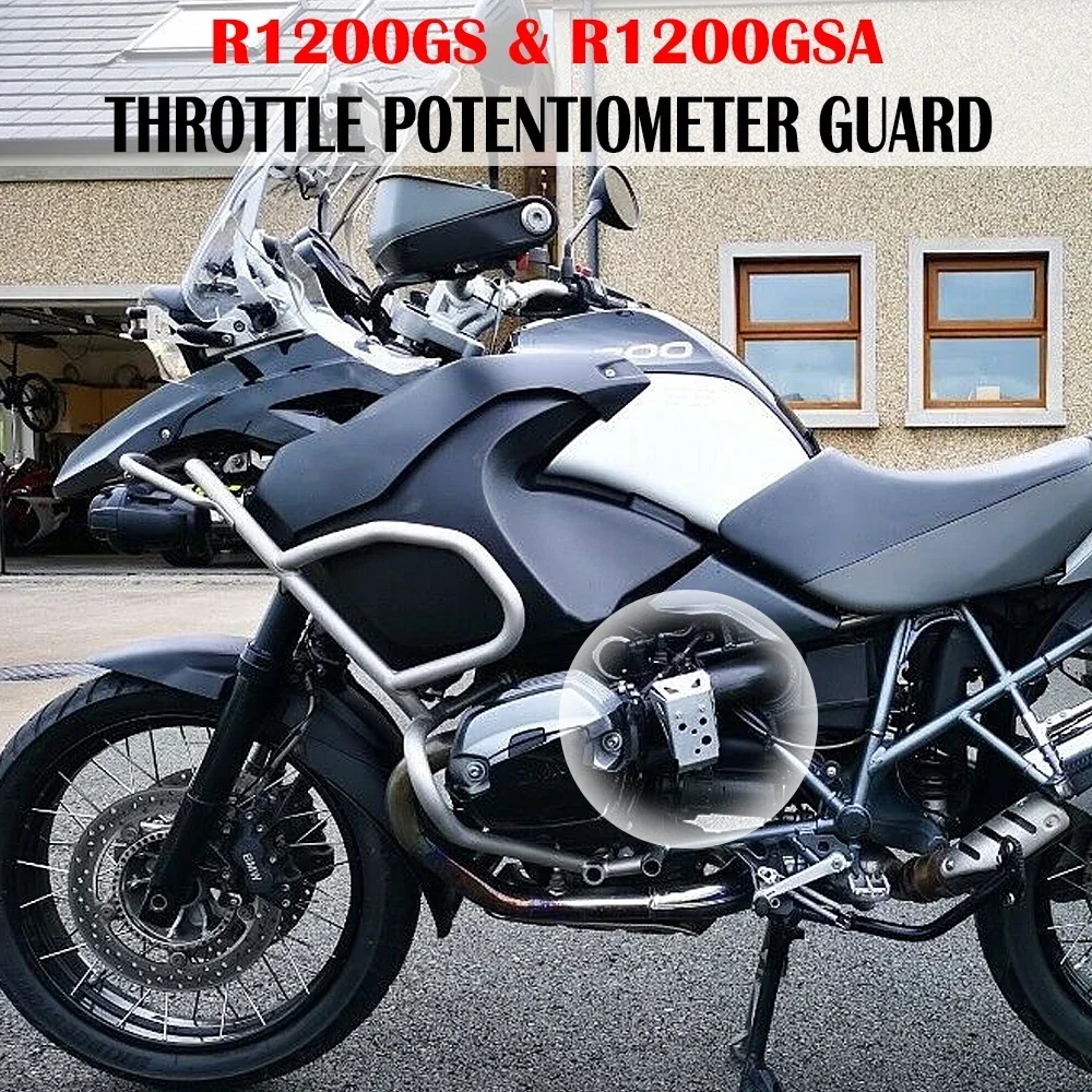 Cubierta de válvula de acelerador CNC para motocicleta, Protector de protección para BMW R1200GSA R1200GS, todos los modelos hasta 2012 R 1200 GS A, novedad