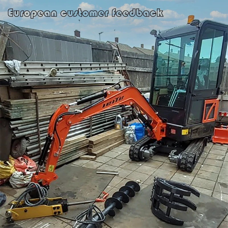 Cina prezzo di fabbrica piccoli escavatori cingolati idraulici escavatore da 1.5 tonnellate 1500kg Mini escavatore Bagger piccolo escavatore in vendita