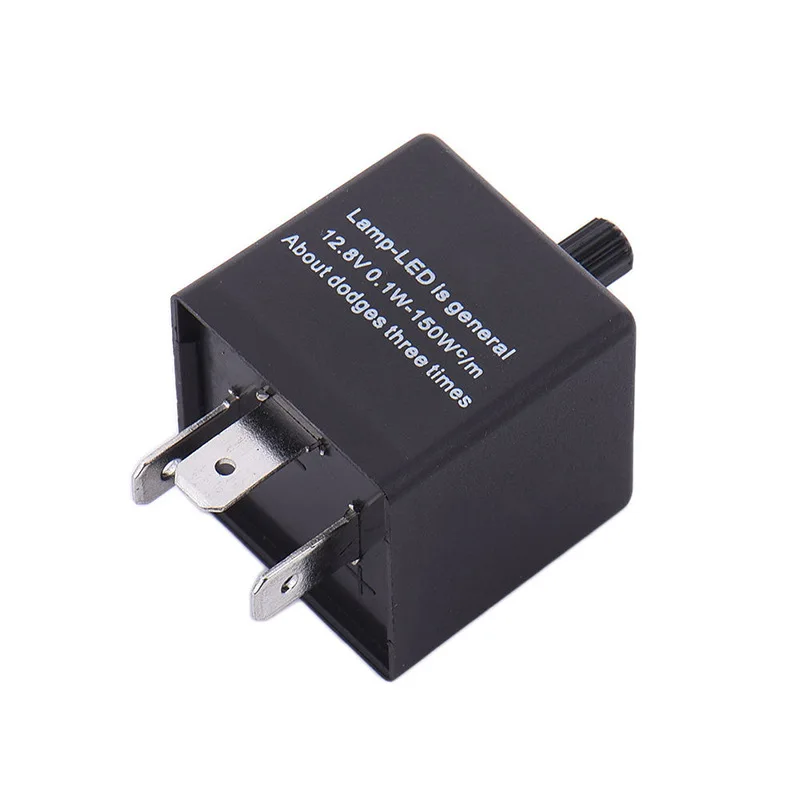 1 pçs 12v 3 pinos cf14 JL-02 eletrônico carro flasher relé para ajustável led luz transformar sinal de flash hiper piscando luz