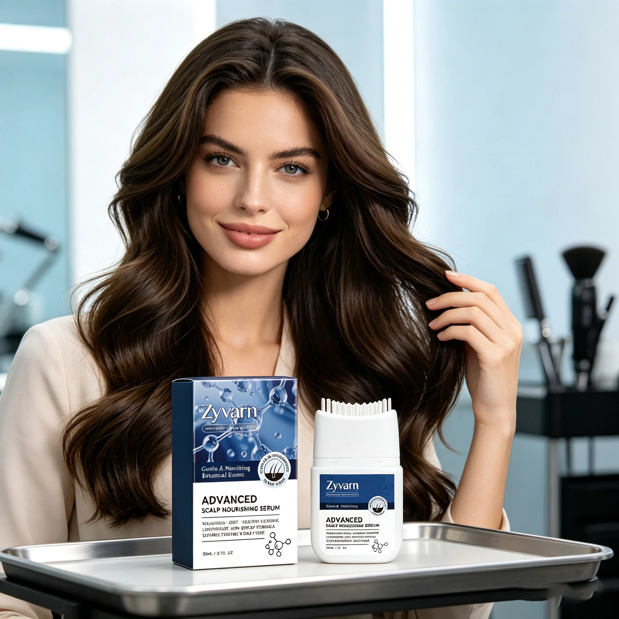 Nourishing Hair Serum Massage Scalp Strengthen Roots Repairing Damaged Frizz Dry Hairs Smoothing Shine Hair Care Essence Liquid