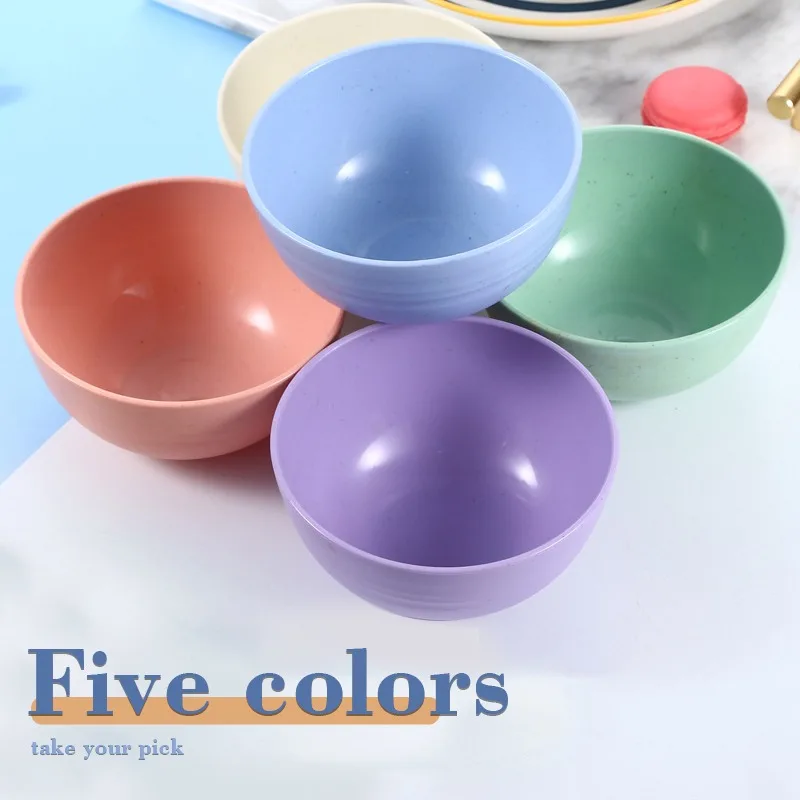 1pc Mini Plastic Baby Soup Bowl Food Grade High Temperature Resistant Complementary Food Bowl Anti-Drop Anti-Scald Children Bowl