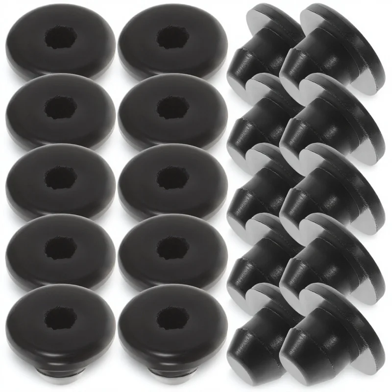 

20Pcs Wear Resistant Rubber Jack Plug Oil Filler Leak Proof Hydraulic Floor Bottle Jack Replacement Seal Plugs