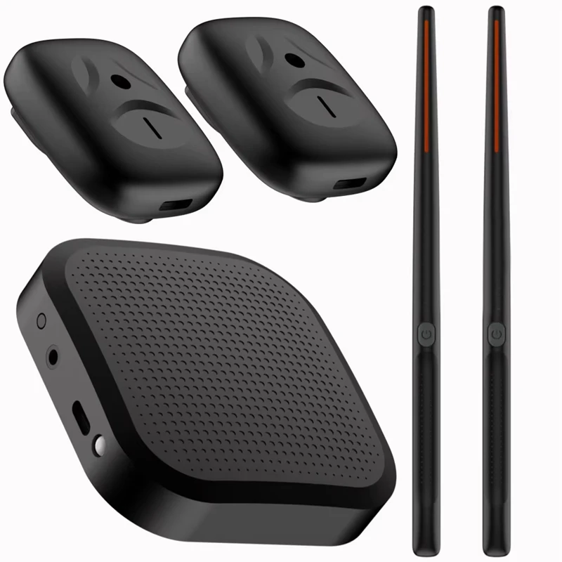 

ABJX New Electronic Virtual Air Drum Set Portable Professional Virtual Air Drum Drumsticks Pedals For Beginners Children Adults