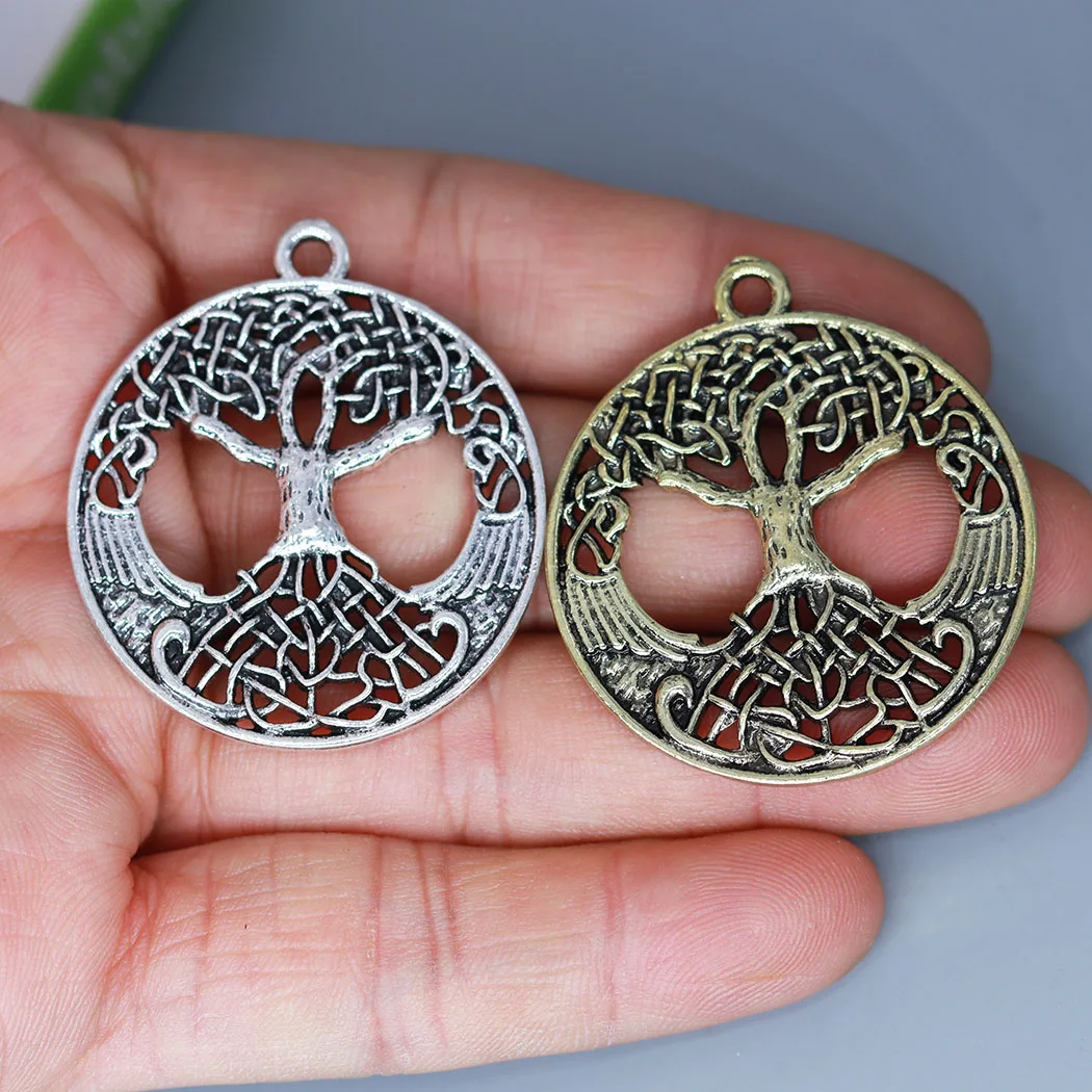 3Pcs/lot Norse Vikings Knot Amulet  Charm Pendant For DIY Necklace Earrings Handmade Jewelry Making