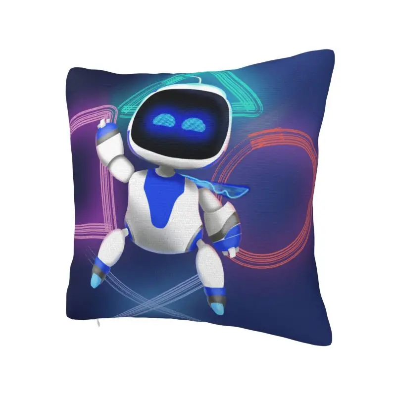 Custom A-Astro Bots Square Pillow Case Home Decor Cushions Throw Pillow for Sofa Double-sided Printing