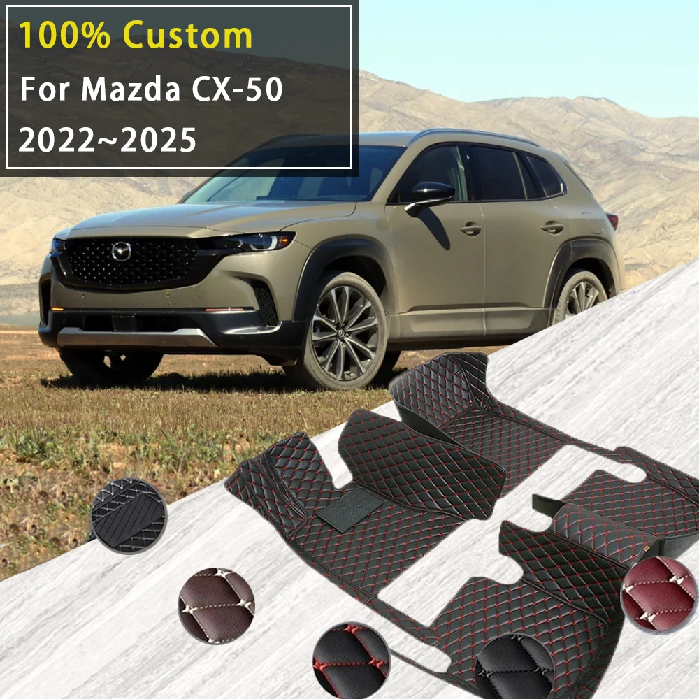 

Car Floor Mats For Mazda CX-50 CX50 CX 50 VA 2022 2023 2024 2025 Waterproof Pad Foot Carpet Floor Cover Mud Auto Accessories