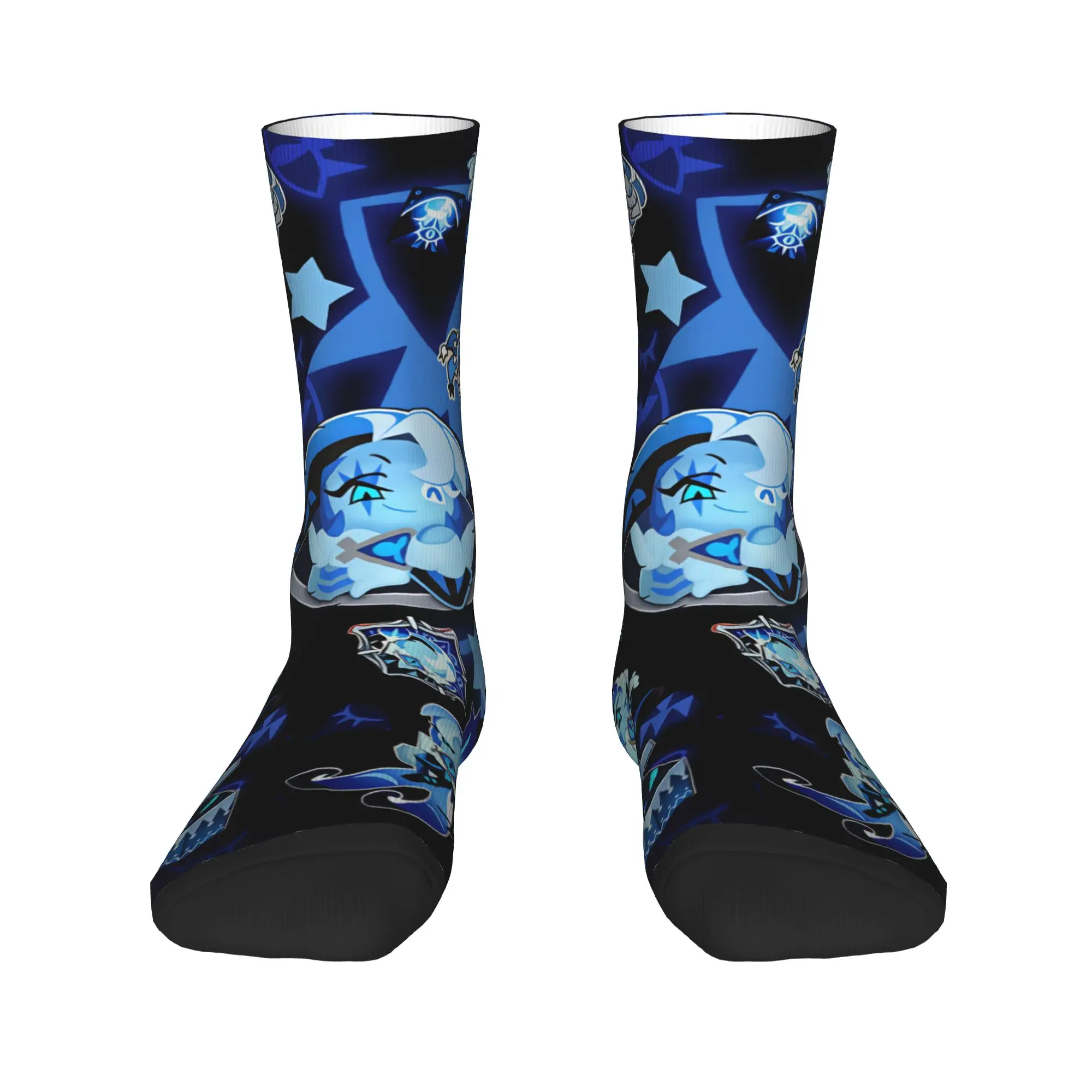 Women Men Socks Shadow Milk Cookie Run Kingdom Stockings Anti Skid High Quality Socks Autumn Funny Design Running Sports Socks